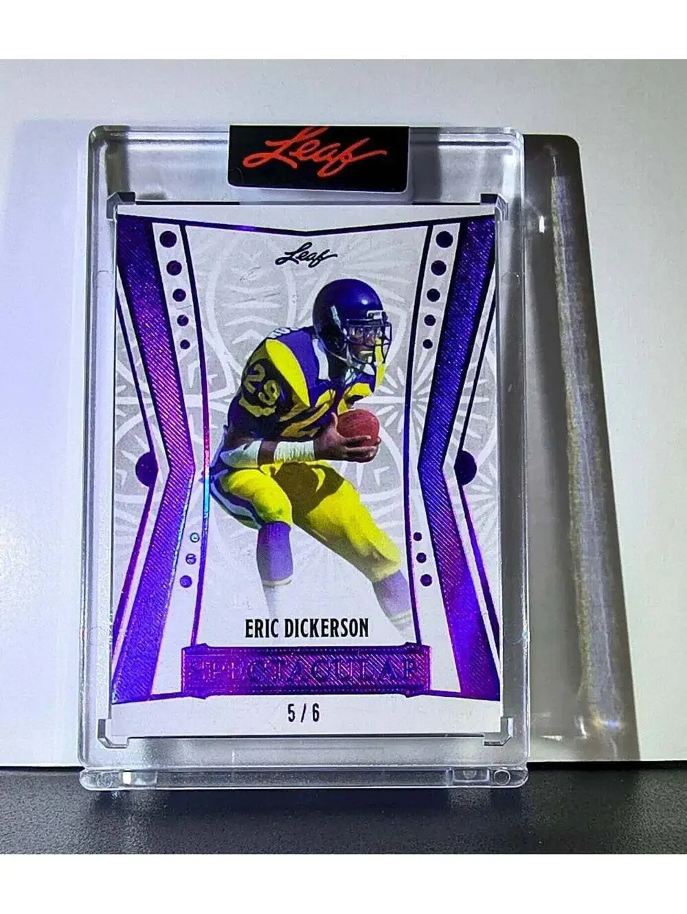 Eric Dickerson 2026 Leaf Spectacular NFL #34 Card Pro Bowl LA Rams SSP 5/6